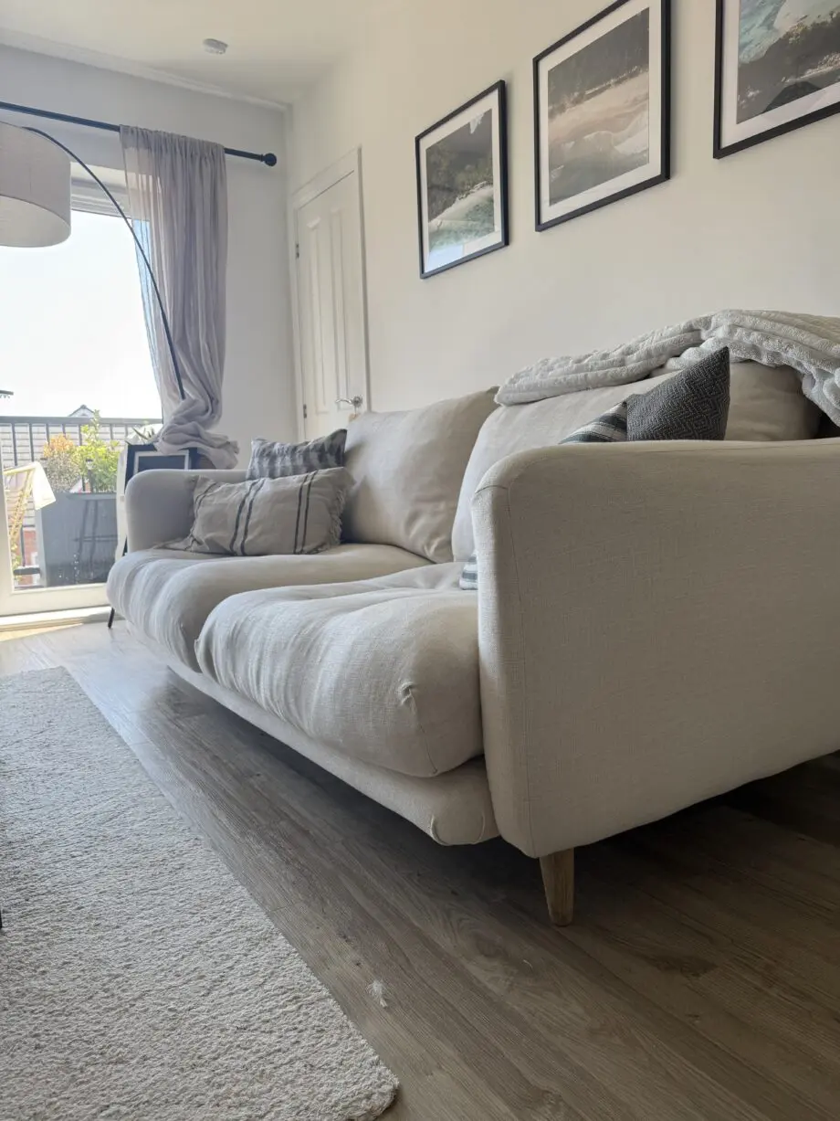 Loaf Banofee Sofa in alabaster colour