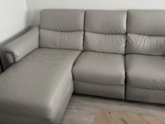 natuzzi 3seater with chaise