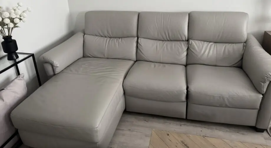 natuzzi 3seater with chaise