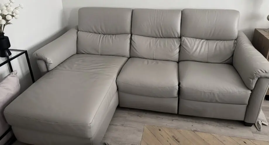 natuzzi 3seater with chaise
