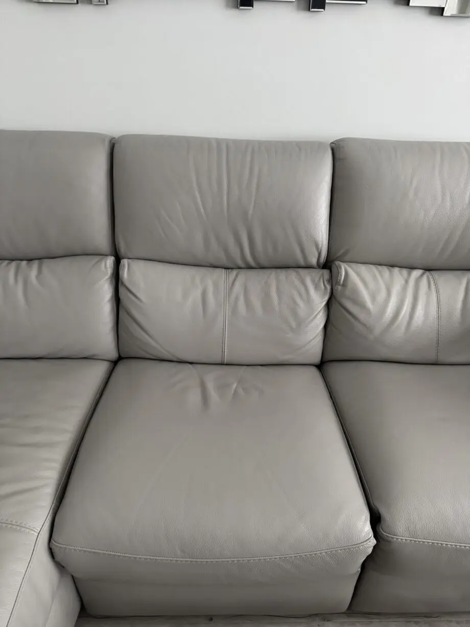 natuzzi 3seater with chaise