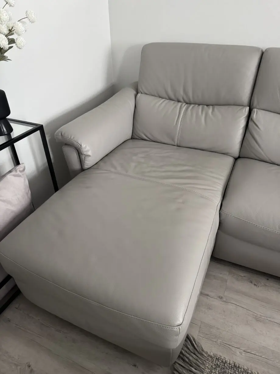 natuzzi 3seater with chaise