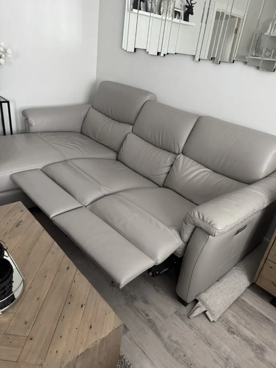 natuzzi 3seater with chaise
