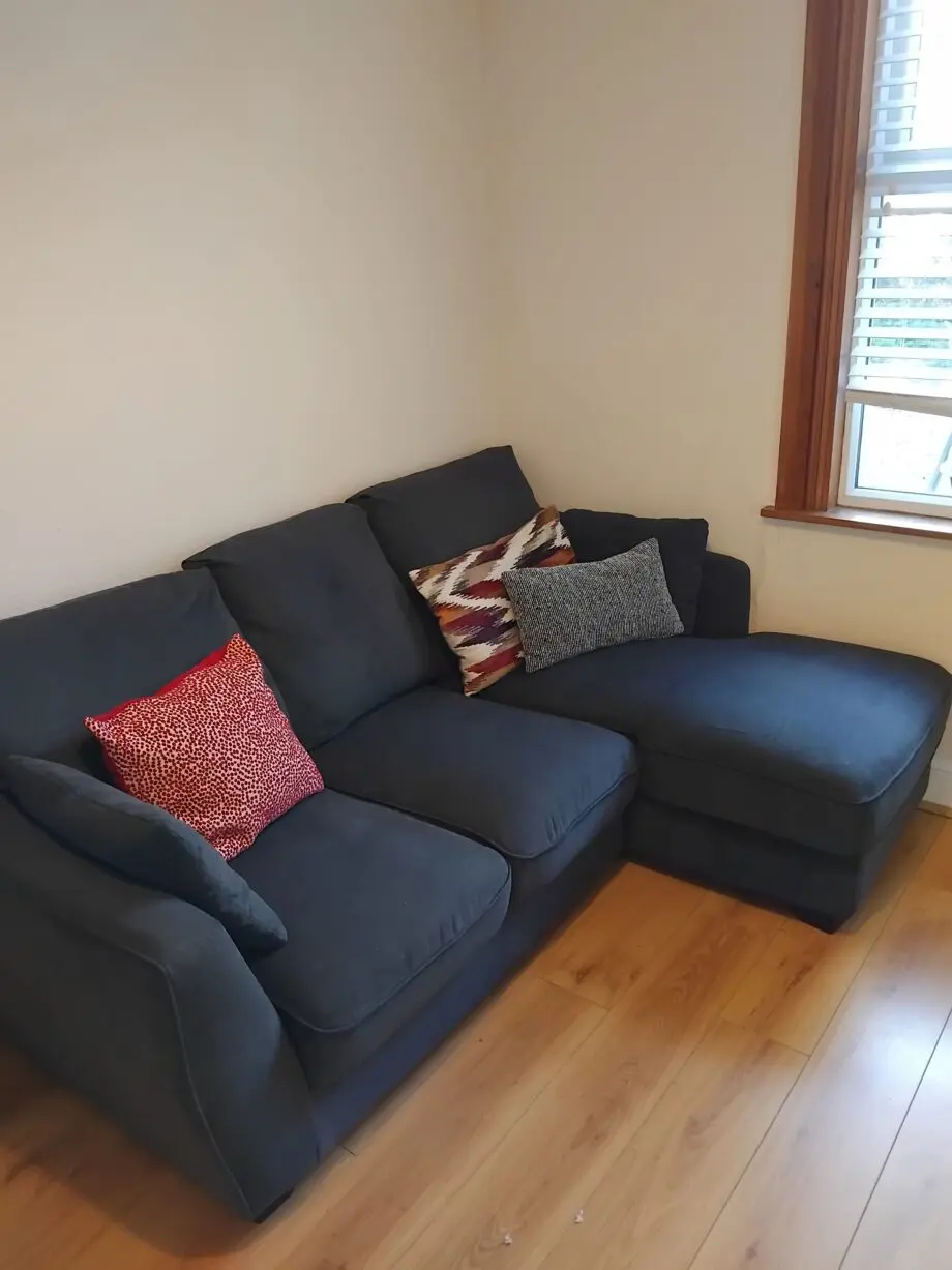 Furniture&Choice Charcoal Grey Chaise Sofa