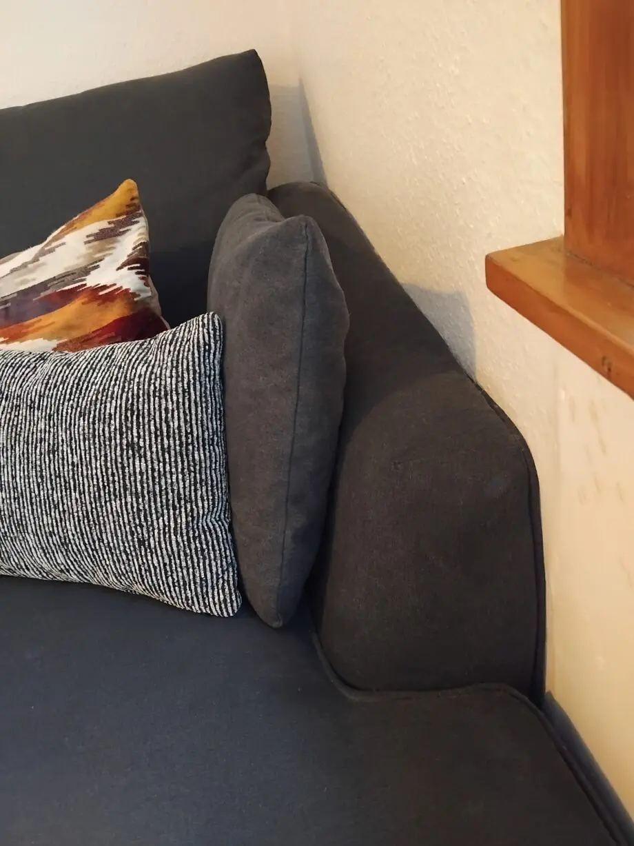 Furniture&Choice Charcoal Grey Chaise Sofa
