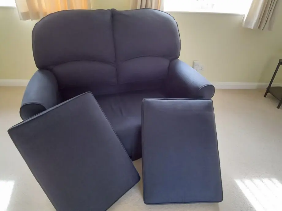 Multiyork 2 & 3 Seater Settee set in Navy Blue Linen