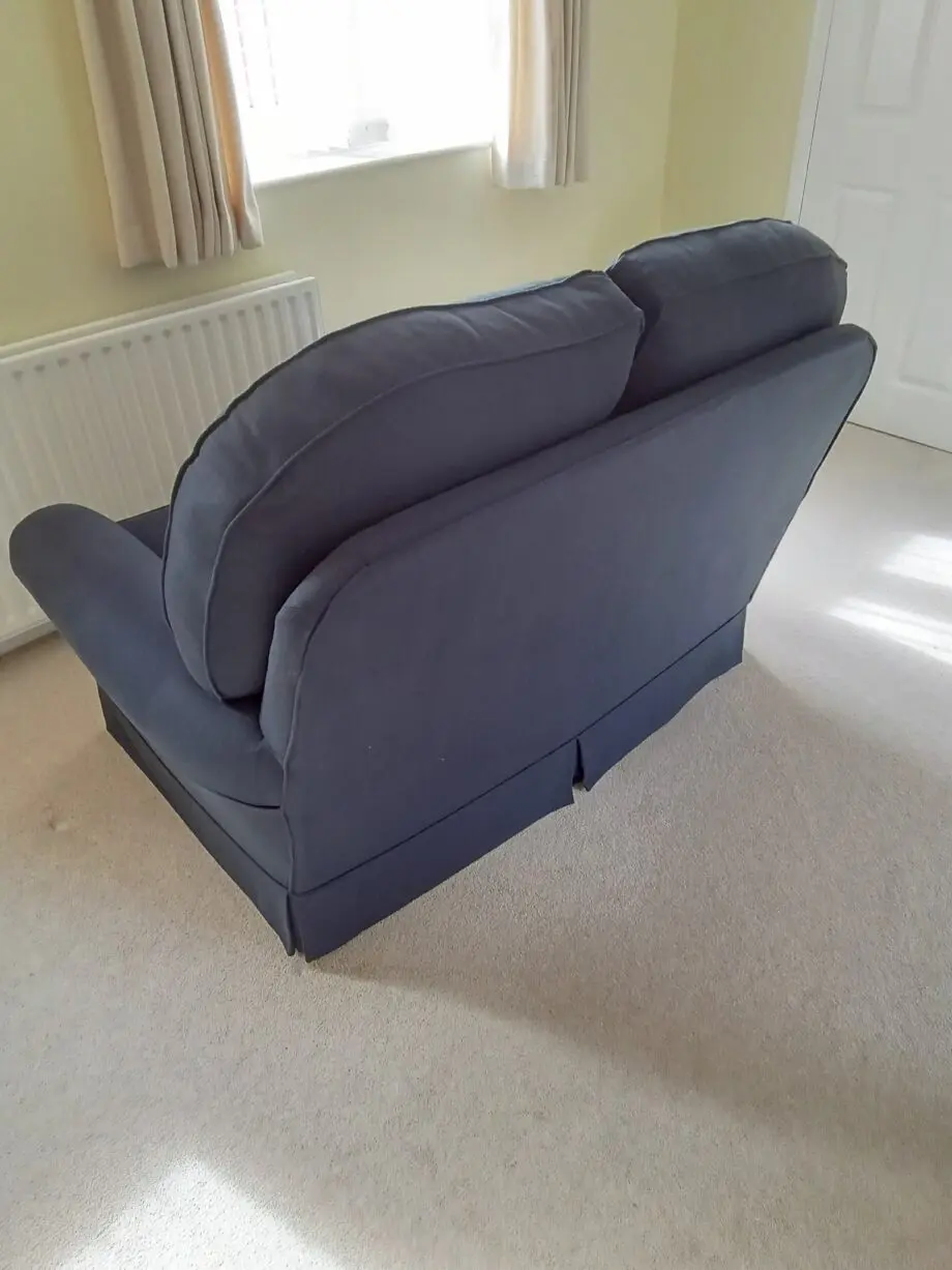 Multiyork 2 & 3 Seater Settee set in Navy Blue Linen