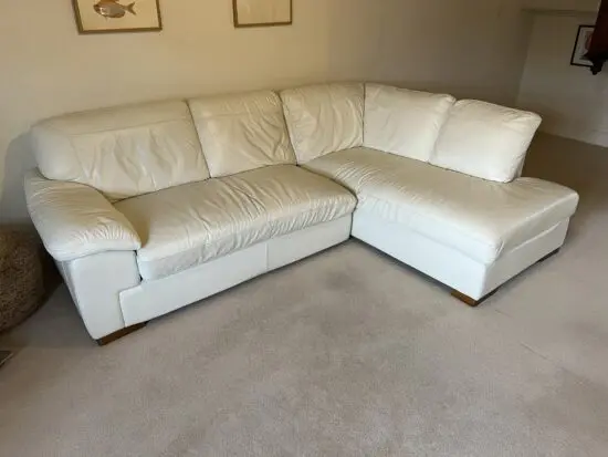 Cream Corner sofa. Next.