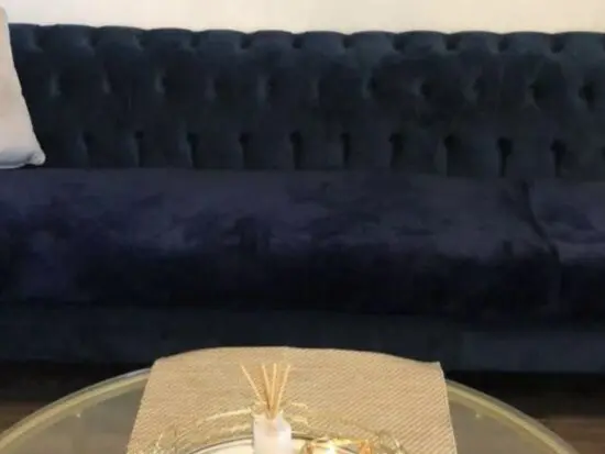 SLF24 Chesterfield Blue Sofa Set