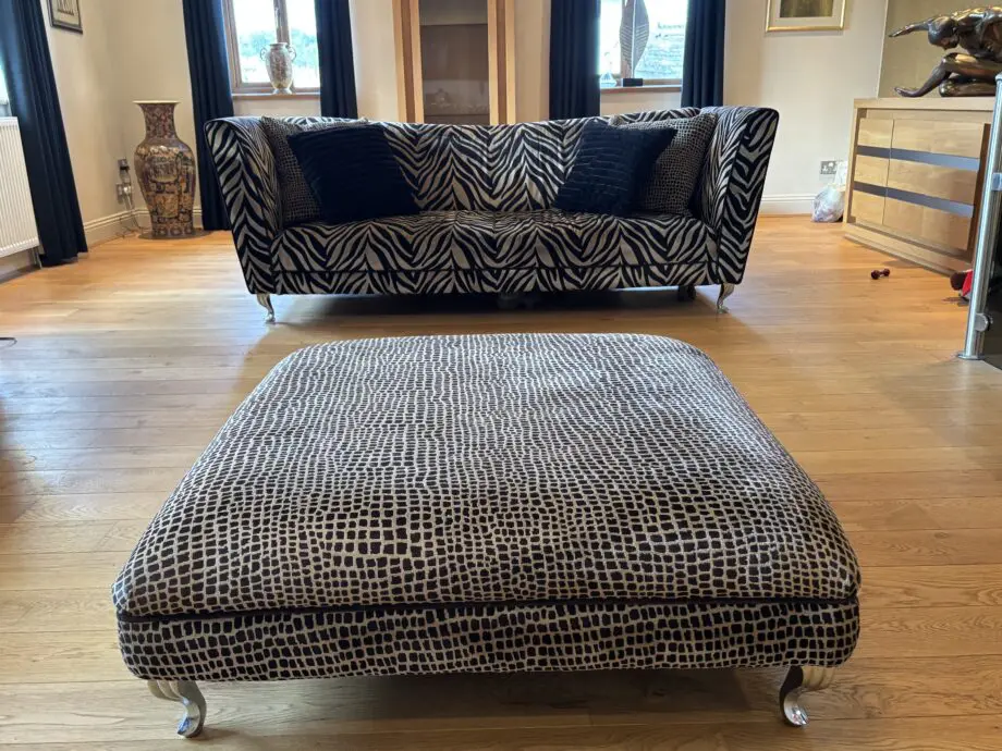 Two DFS Three Seater Sofas and a buffet