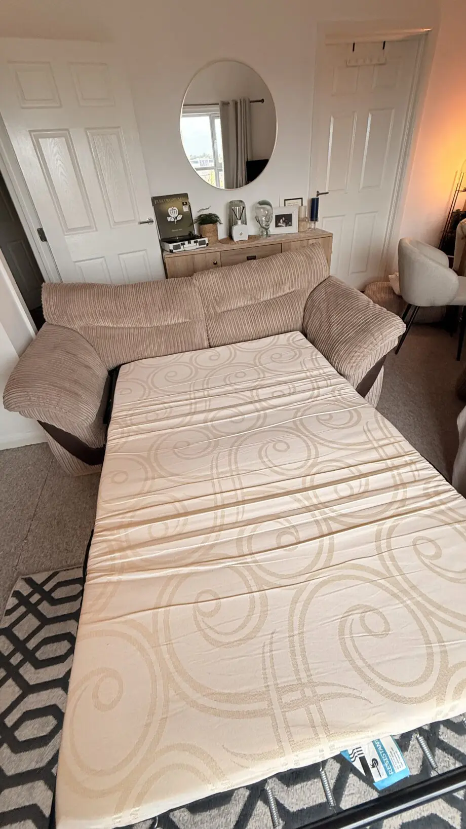 DFS Sofa Bed set in Oatmeal