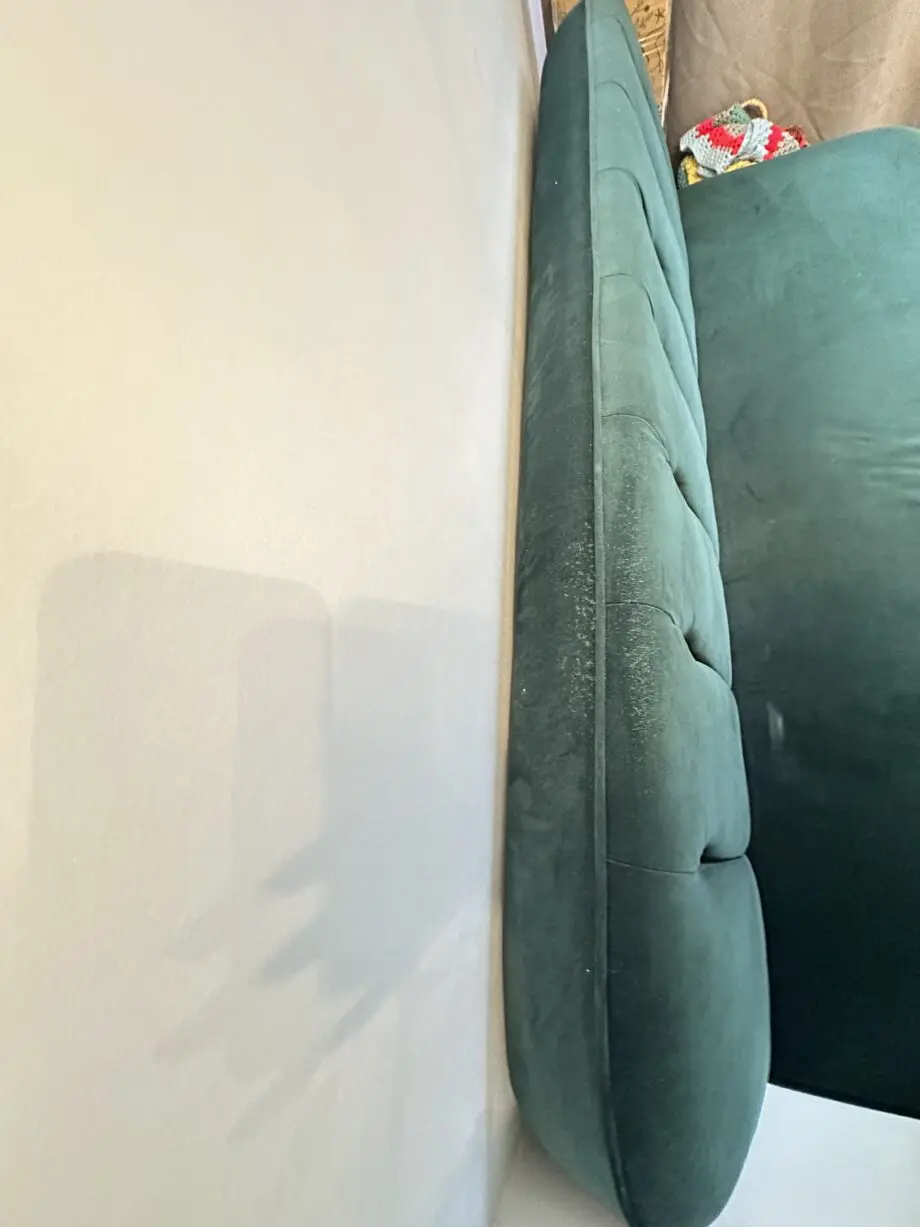 3 Seater green sofa bed