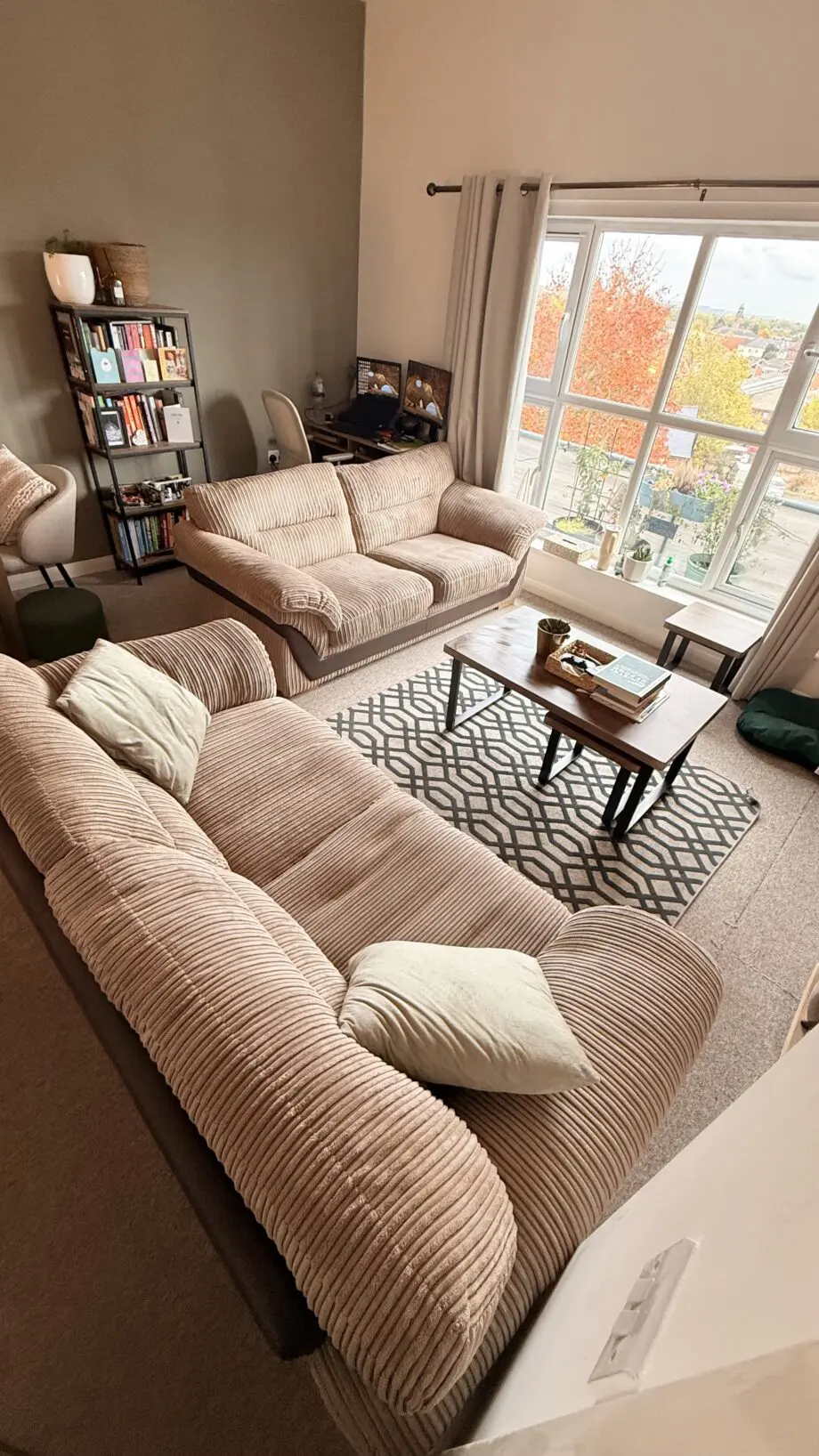 DFS Sofa Bed set in Oatmeal