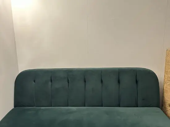 3 Seater green sofa bed