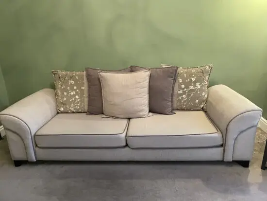 DFS 4 seater sofa and footstool