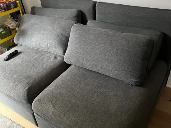 Ikea Vallentuna sofa bed modules and footstool