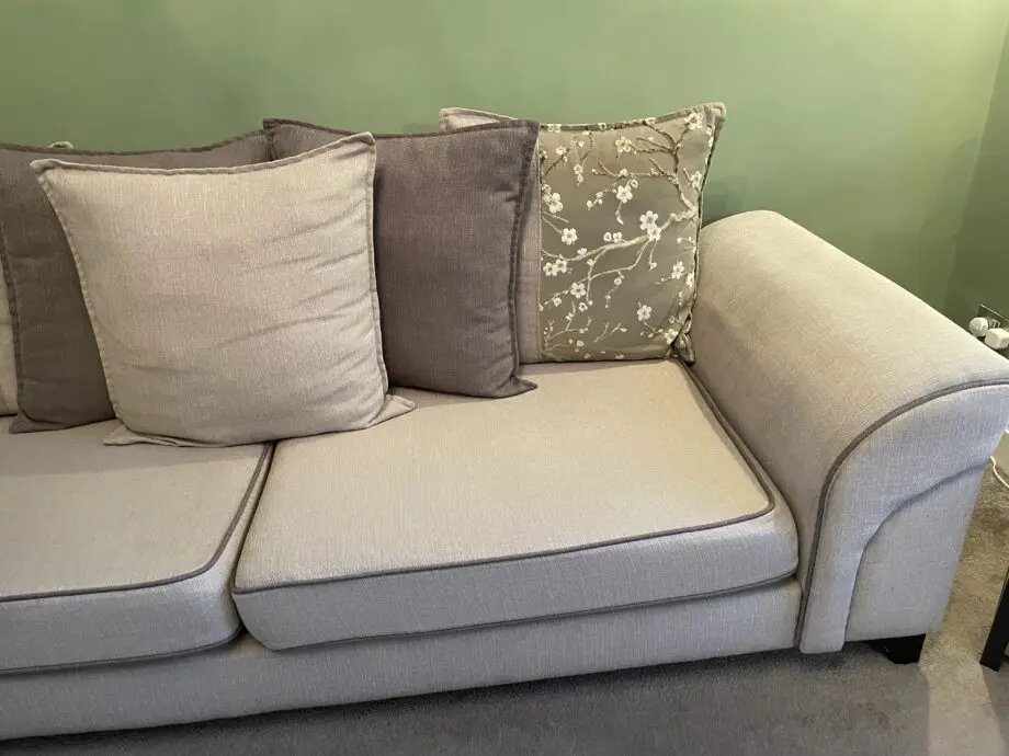 DFS 4 seater sofa and footstool