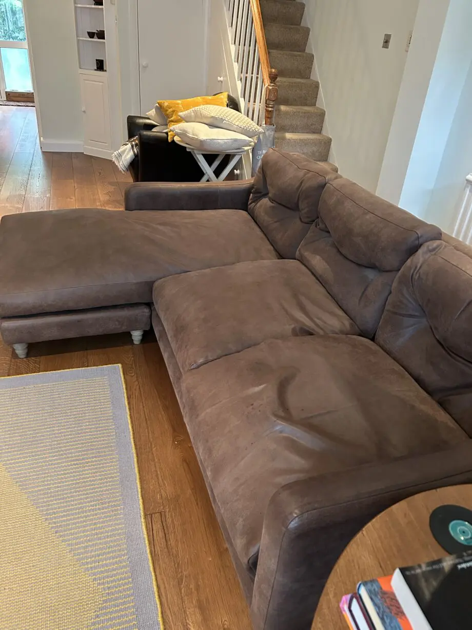 Loaf Brown Leather Sofa