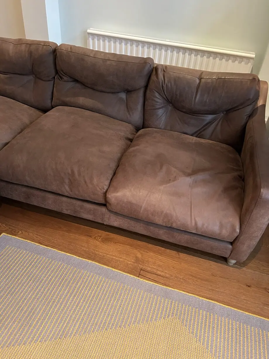 Loaf Brown Leather Sofa