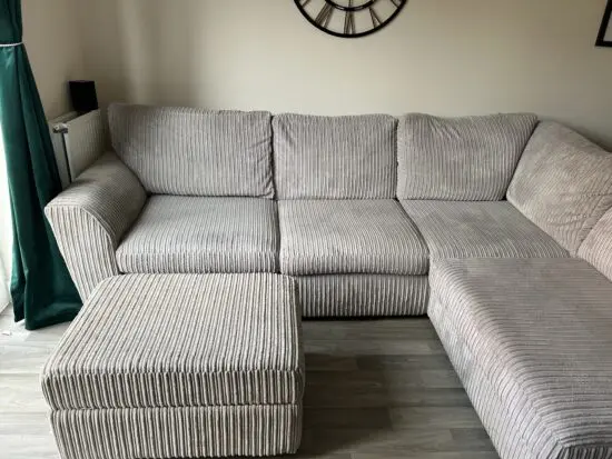 H Heydon Left Hand Facing Arm Open End Corner Sofa