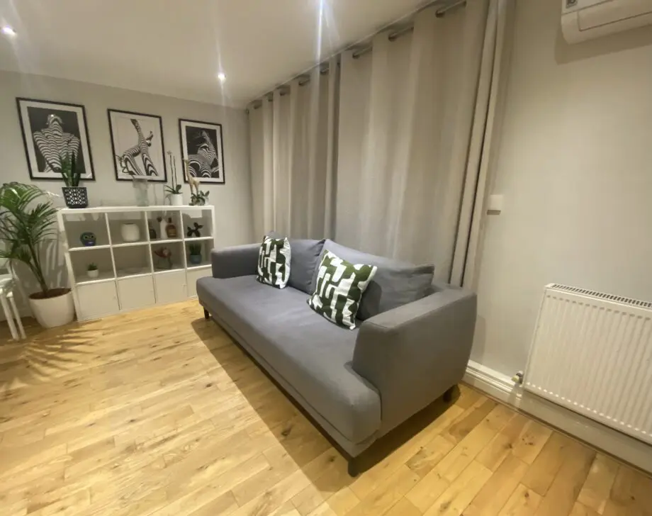 Made grey sofa