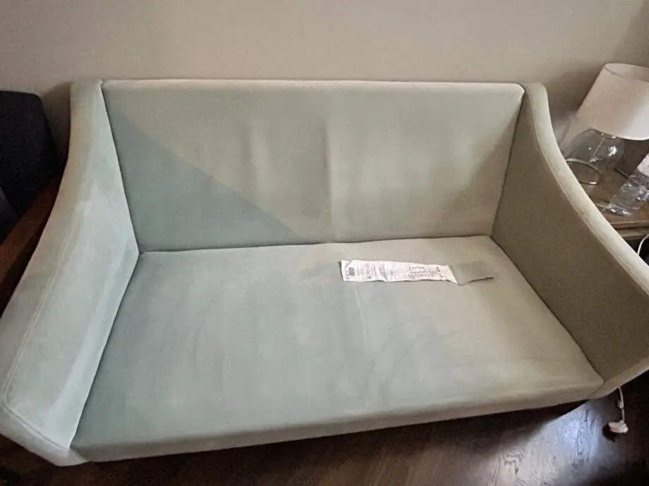 Sofa.com 2 and a half seater iggy sofa in sage smart velvet