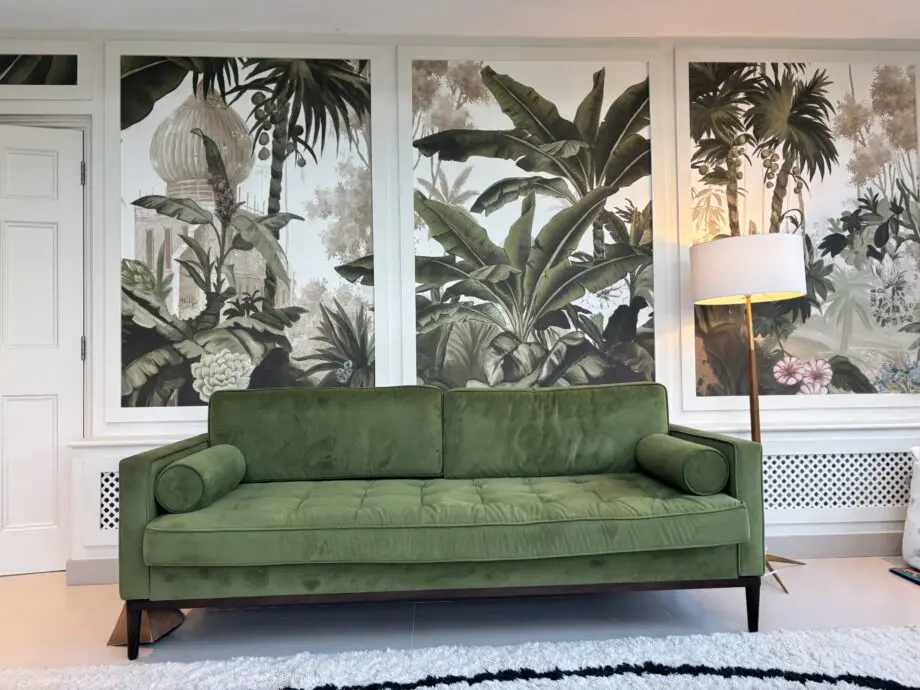 Swyft, Vine Green, Model 02 3 seater sofa