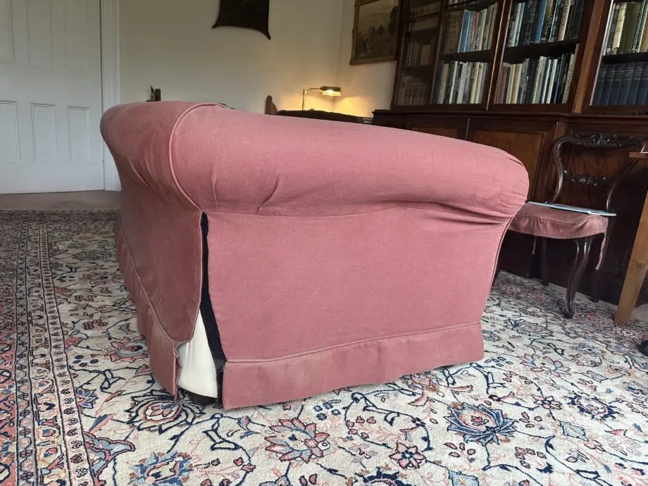 Minty. Rose. Plain backed, unfussy style. 3 seater sofa