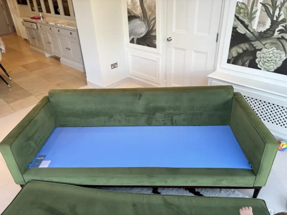 Swyft, Vine Green, Model 02 3 seater sofa