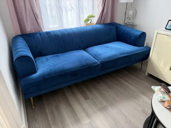 DFS Enchanted 4 Seater Sofa in Royal Blue