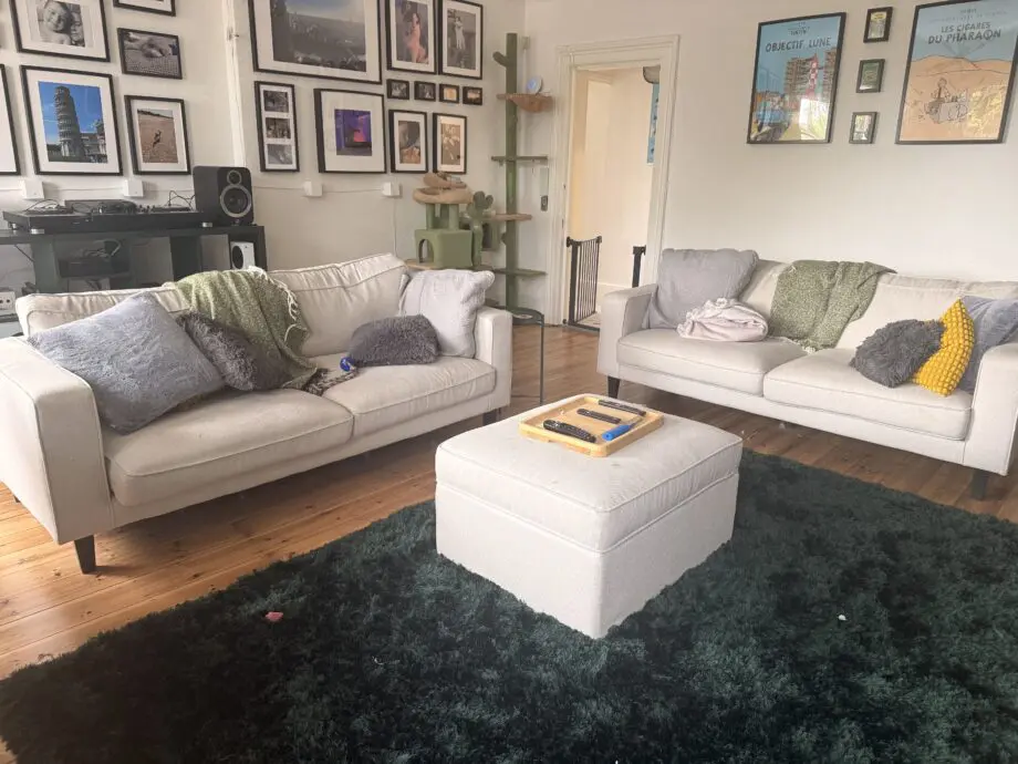 Dusk cream sofa set