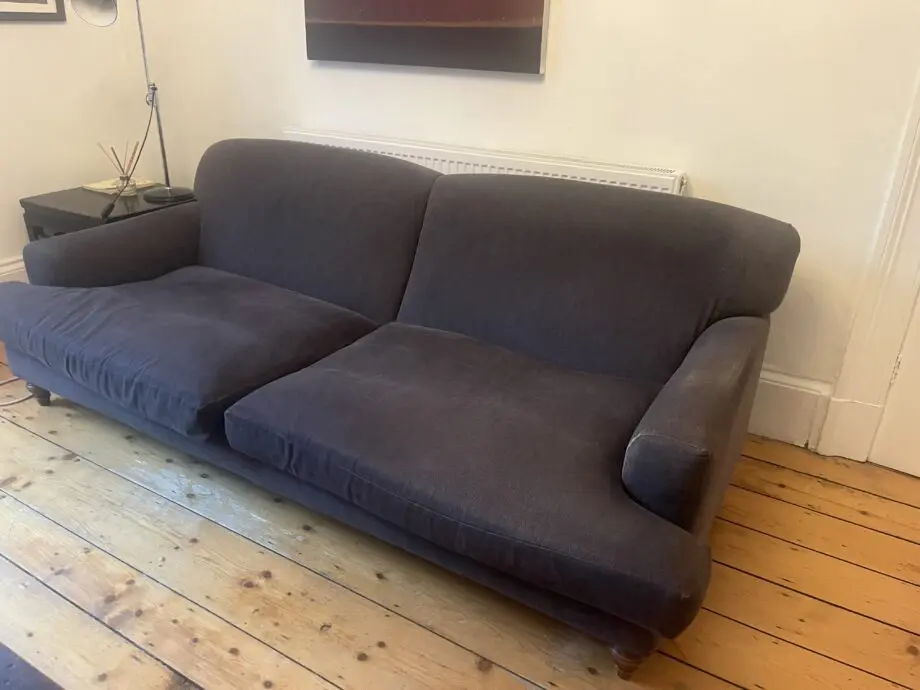 Bailey’s Home XL Loft Sofa in really good condition. Used in our main lounge but only for a few hours each evening. The build is first class and recovering quite straightforward. Only selling as we want a new look in the living room. Amazing value.