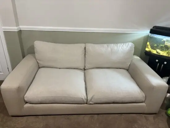 Next 3 seater Houghton sofa, cream