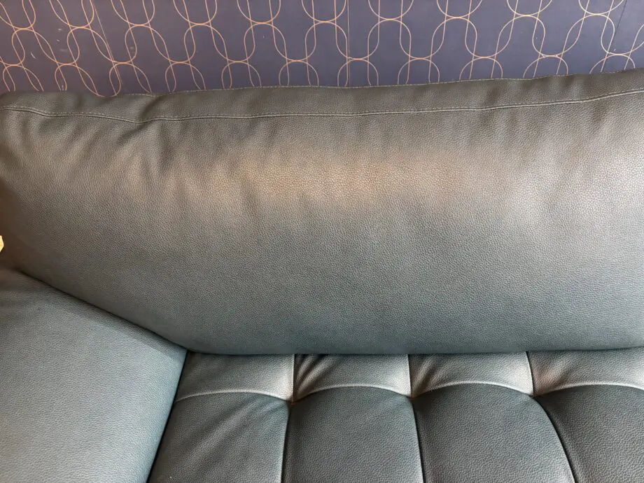 Dfs steel blue 3 seater sofa