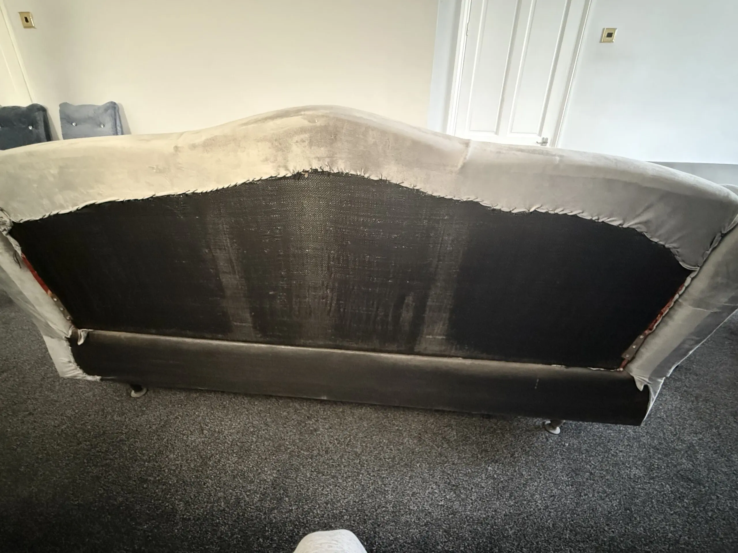 Stylish Grey 3-Seater Sofa Bed with Storage – Excellent Condition