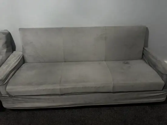 Stylish Grey 3-Seater Sofa Bed with Storage – Excellent Condition