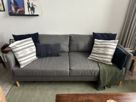 Habitat Grey Hyde 3 seater Sofa