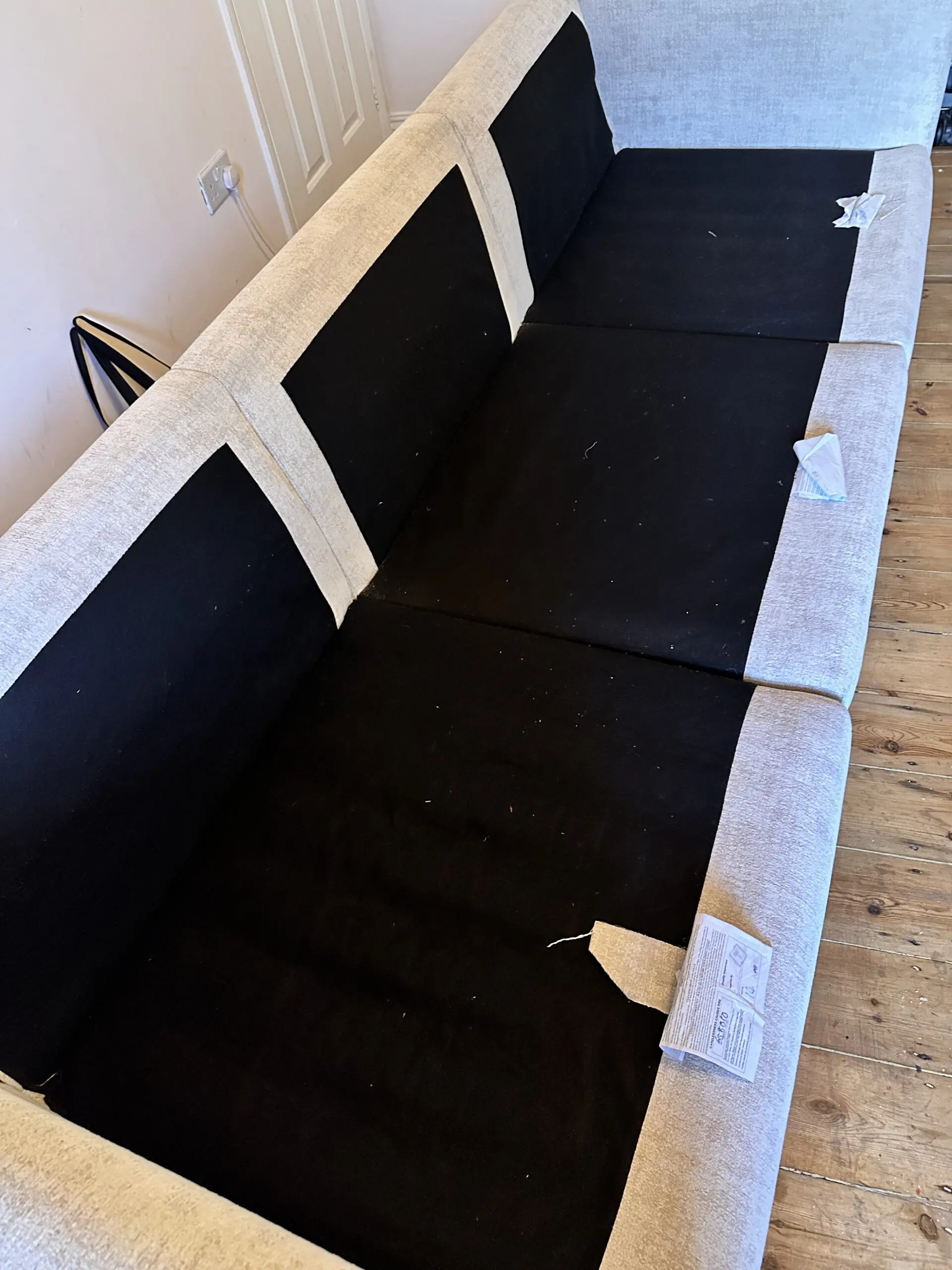 Oak furniture land MALVERN Modular beige 3 Seat Sofa