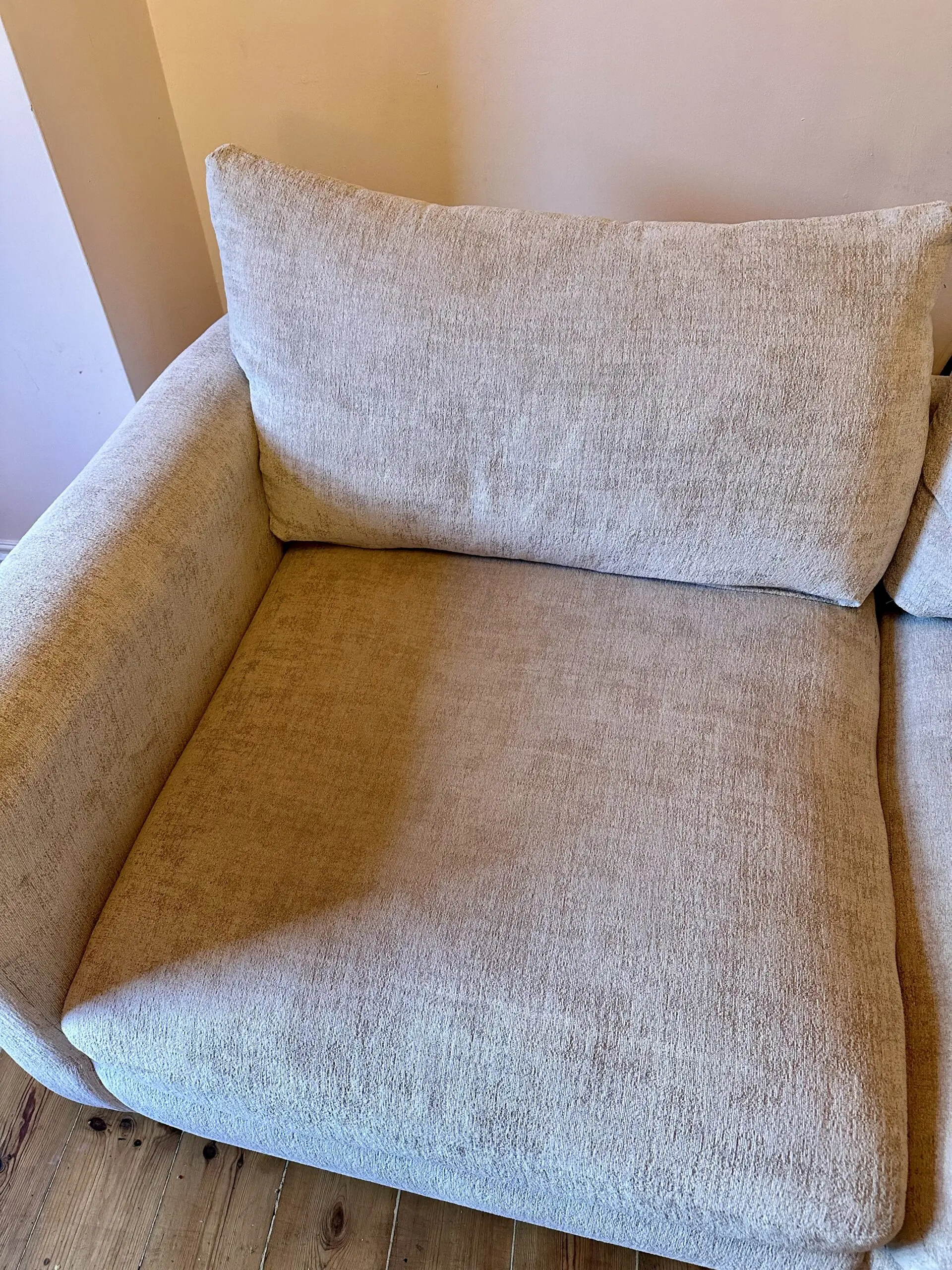 Oak furniture land MALVERN Modular beige 3 Seat Sofa