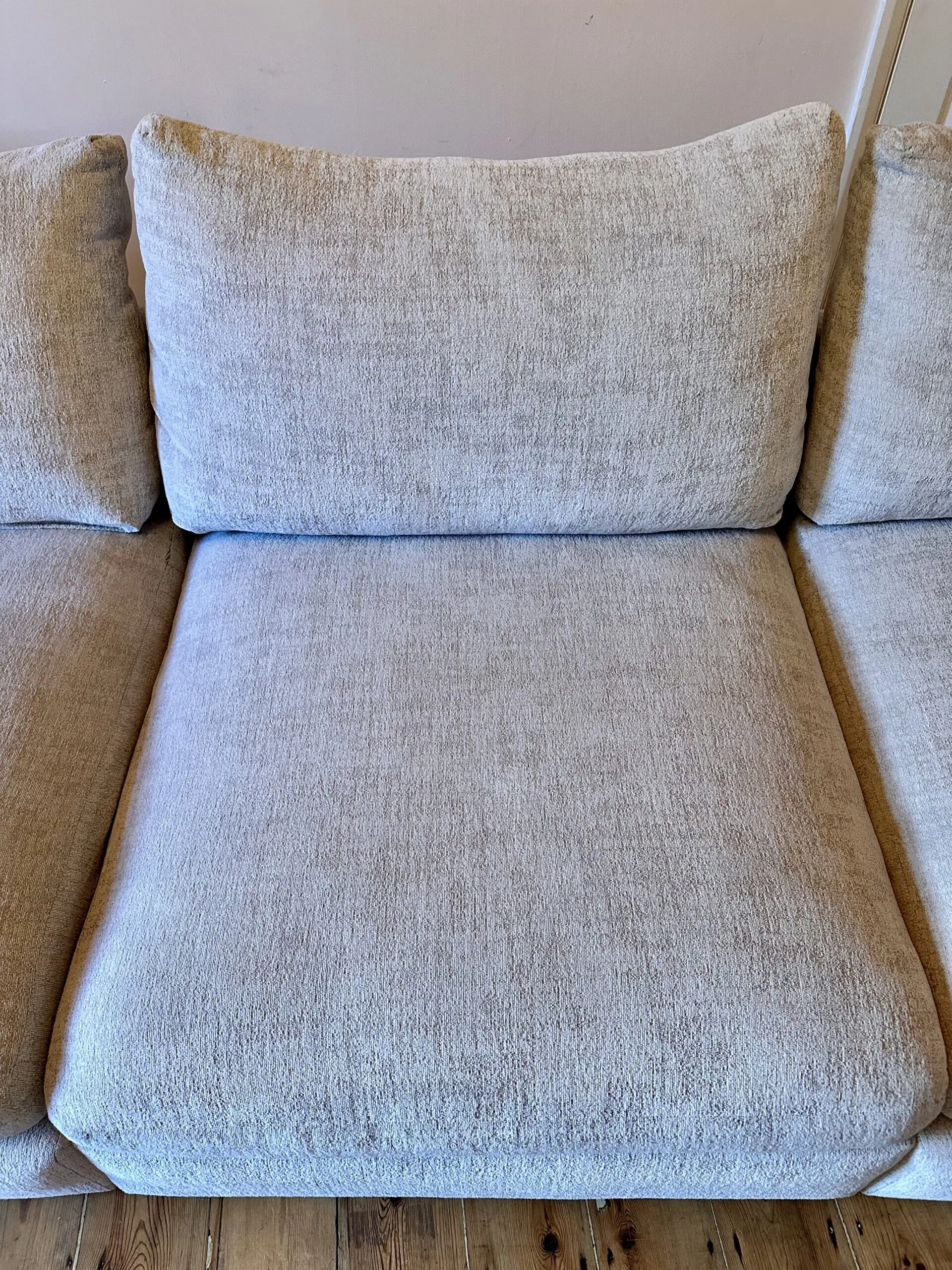 Oak furniture land MALVERN Modular beige 3 Seat Sofa