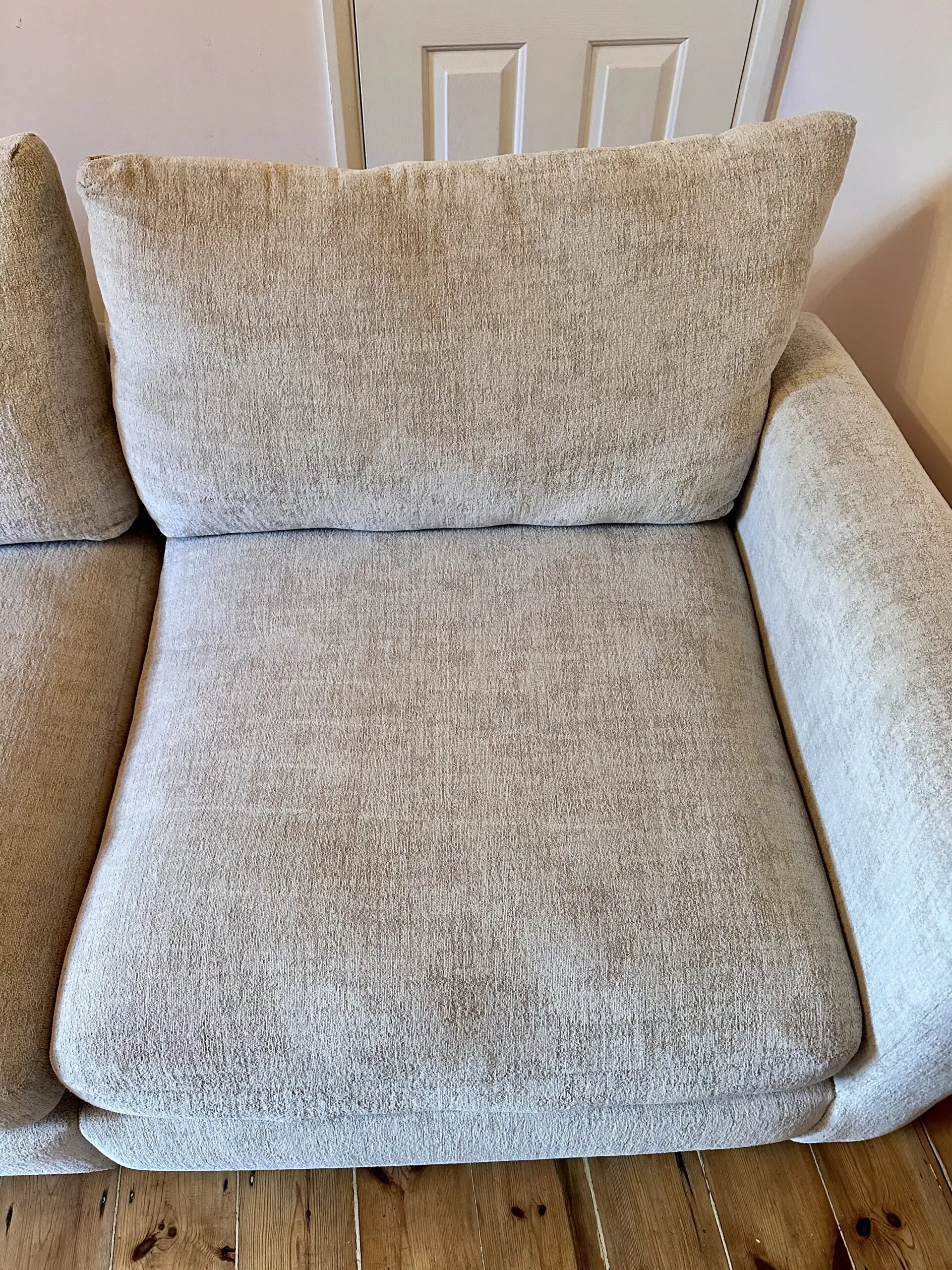 Oak furniture land MALVERN Modular beige 3 Seat Sofa