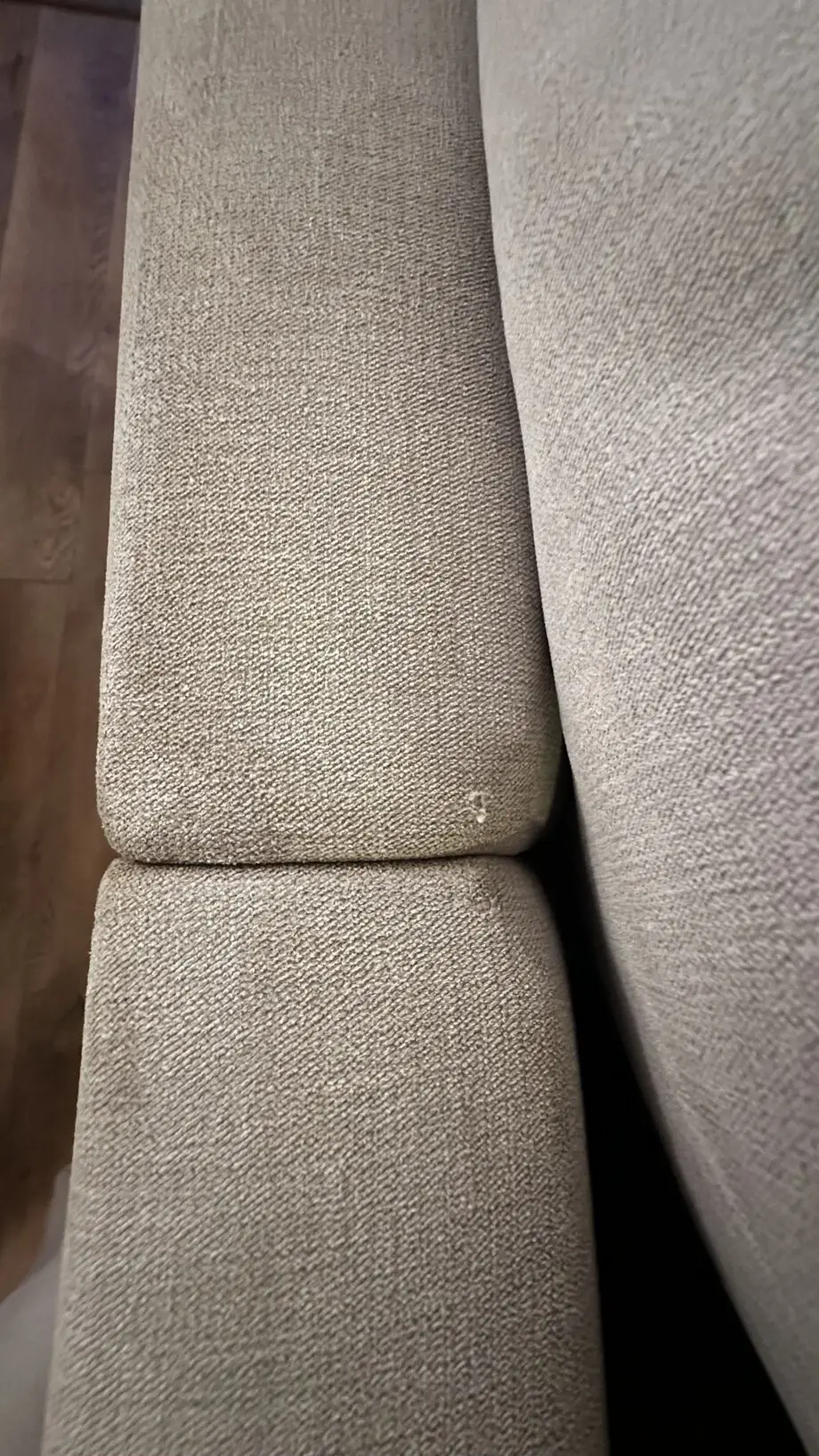 Sofa Club Windsor 4-Seater scatter back in Stone with footstool