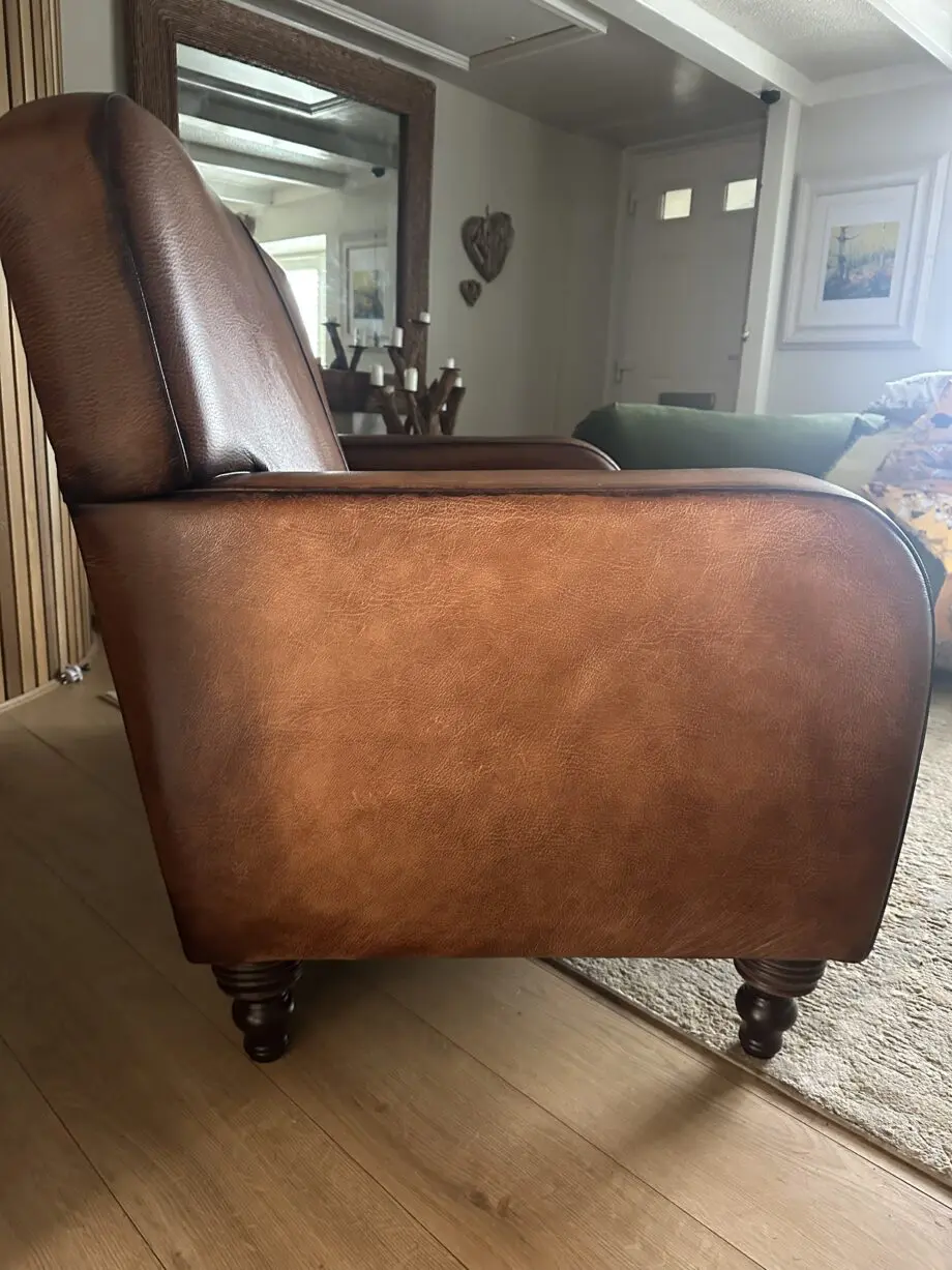 Vintage Sofa Company Wilbur Aniline Leather 2 seater sofa