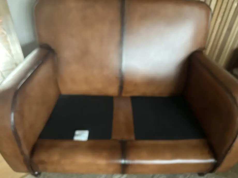 Vintage Sofa Company Wilbur Aniline Leather 2 seater sofa