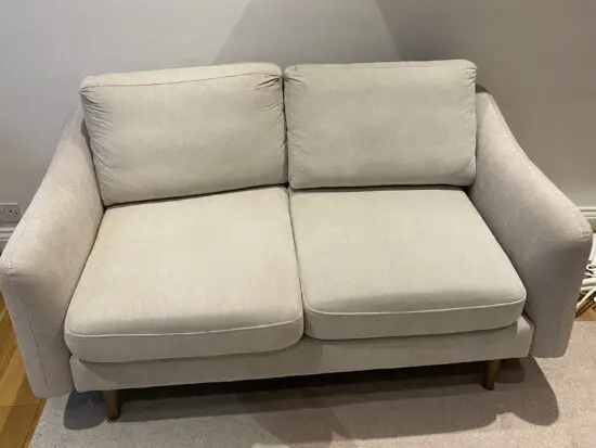 SNUG The Rebel 2 seater sofa in biscuit beige