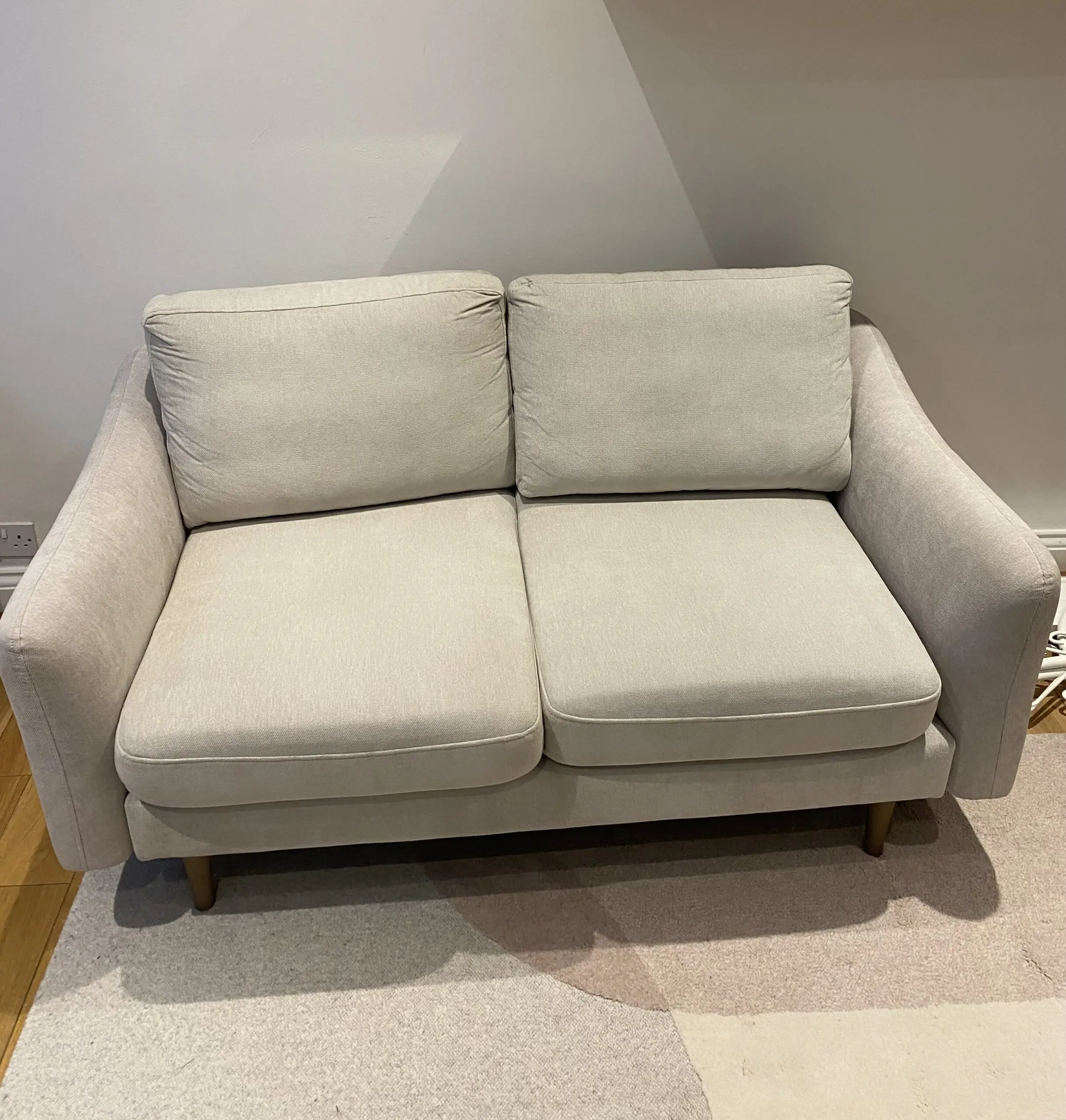 SNUG The Rebel 2 seater sofa in biscuit beige