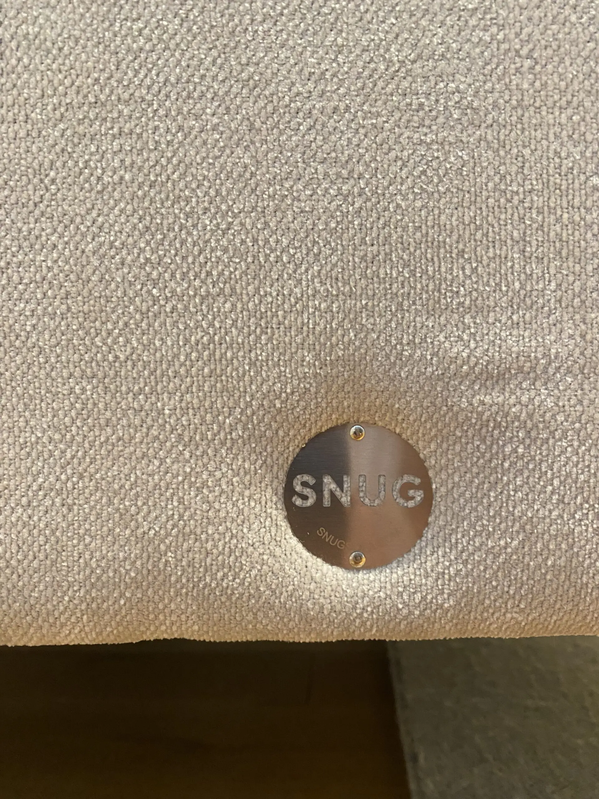 SNUG The Rebel 2 seater sofa in biscuit beige