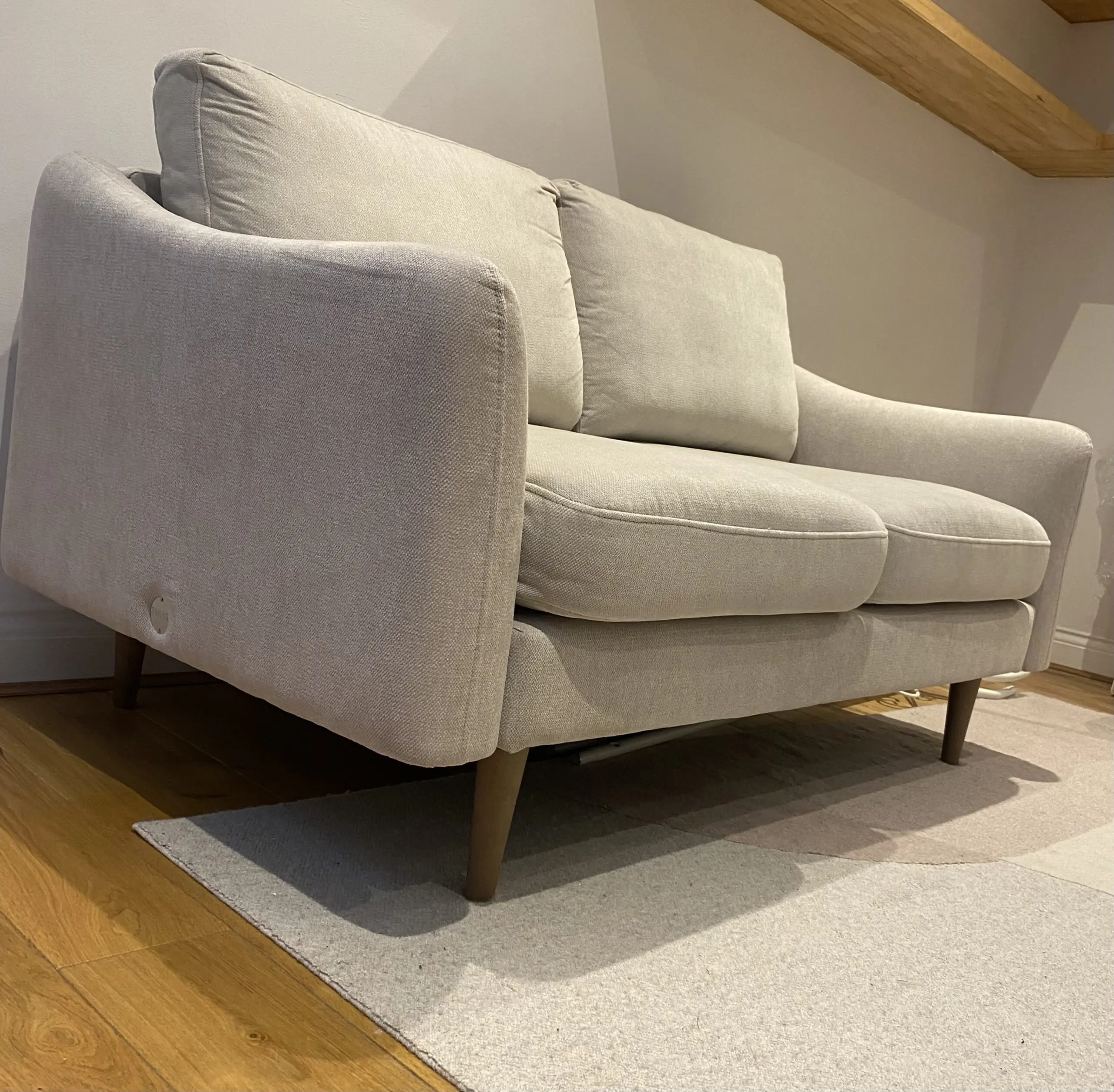 SNUG The Rebel 2 seater sofa in biscuit beige