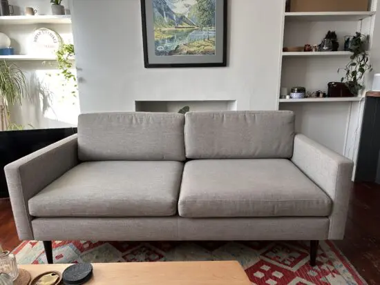 Swyft Model 01 shadow grey 2 seater sofa