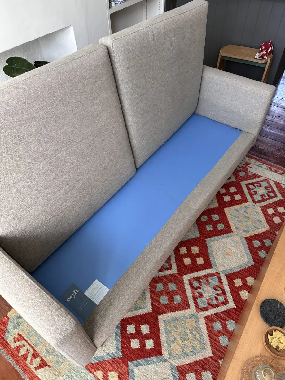Swyft Model 01 shadow grey 2 seater sofa